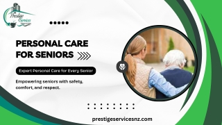 Personal Care for Seniors