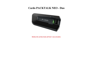7062 Cardo PACKTALK NEO - Duo
