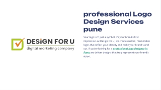 Professional Logo Designer in Pune - Design For U