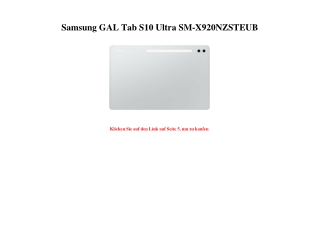 1672 Samsung GAL Tab S10 Ultra SM-X920NZSTEUB