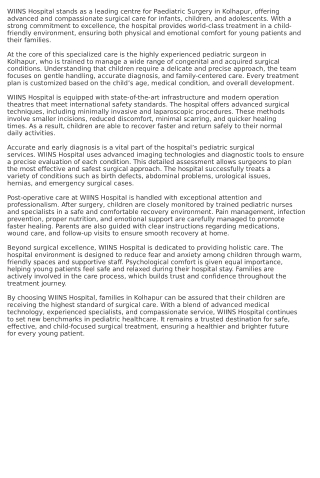 WIINS_Paediatric_Surgery_Kolhapur
