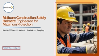 Mallcom Construction Safety Helmets for Superior Head Safety