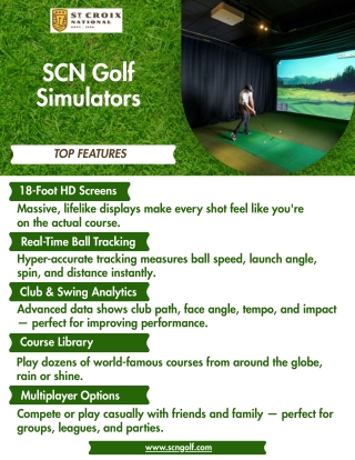Top Features of SCN Golf Simulators