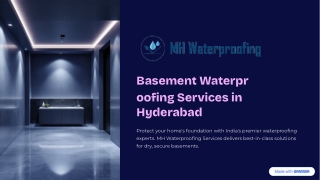 Top Basement Waterproofing Services in Hyderabad