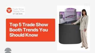 Top 5 Trade Show Booth Trends in 2024 | Trade Show Display Pros