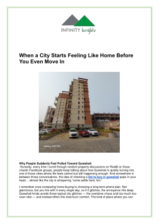 Flat to Buy in Guwahati | Best Apartments for Sale & Modern Living