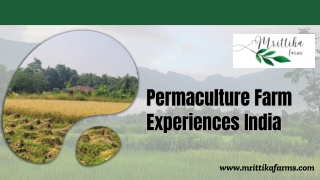 Permaculture Farm Experiences India