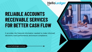 Reliable Accounts Receivable Services for Better Cash Flow
