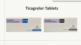 Ticagrelor Tablets - Brown & Burk