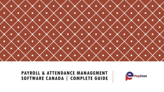 Why Canadian Companies Need Automated Payroll and Attendance Management Software