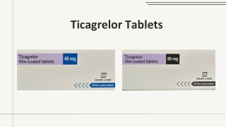 Ticagrelor Tablets - Brown & Burk