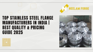 Top Stainless Steel Flange Manufacturers in India | Best Quality & Pricing Guide