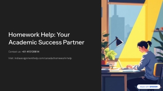 Homework Writing Service Canada