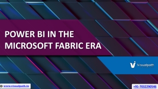 Microsoft Fabric Training | Microsoft Fabric Course in Ameerpet