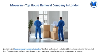 House Removal Company in London – Trusted, Efficient & Affordable