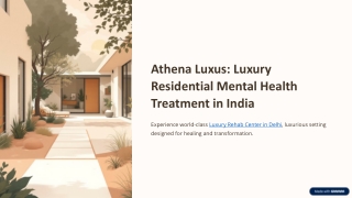 Leading Luxury Rehab Center in Delhi for Trusted Addiction Care