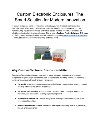 The Smart Solution for Modern Innovation