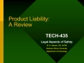 product liability: a review