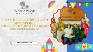 Preschool Curriculum Singapore Choosing the Best Childcare and Kindergarten