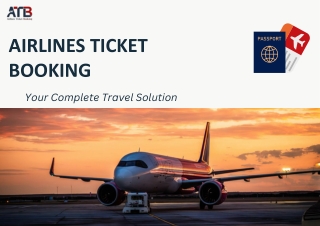 Airlines Ticket Booking
