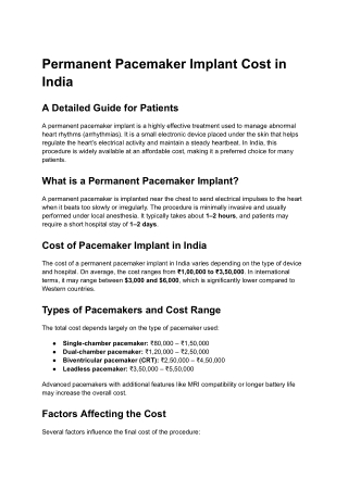 Permanent Pacemaker Implant Cost3