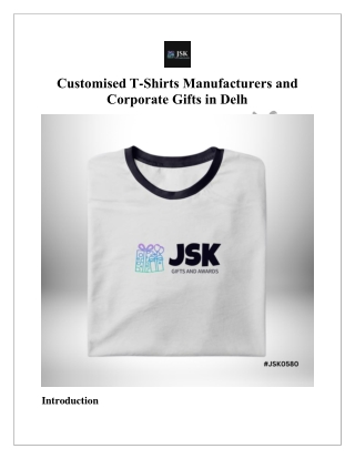 Customised T-Shirts Manufacturers