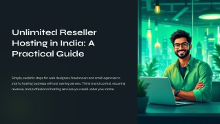 Web Reseller Hosting in India | Affordable & Powerful Reseller Plans – Algowid