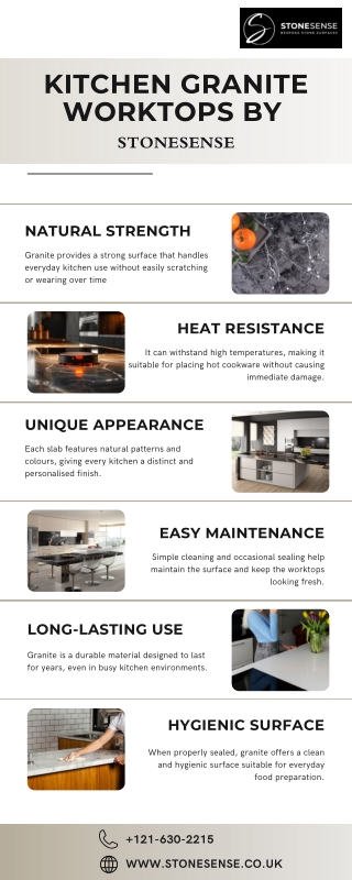 Kitchen Granite Worktops: Durable & Stylish Surfaces by Stonesense
