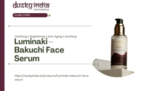 Luminaki – Bakuchi Face Serum by Dusky India  Best Face Serum for Age Control