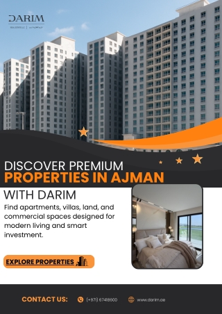 Real Estate Ajman: Where Value Meets Opportunity