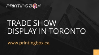 Trade Show Display in Toronto - www.printingbox.ca