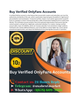 9 Exclusive Way To Buy Verified OnlyFans Accounts