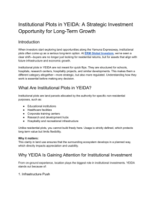 Institutional Plots in YEIDA_ A Strategic Investment Opportunity for Long-Term Growth