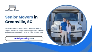 Senior Movers in Greenville, SC