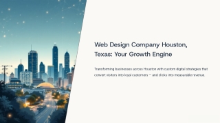 Web Design Company Houston, Texas