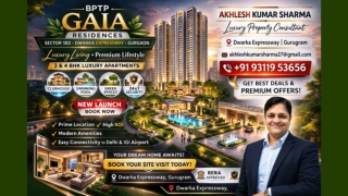 Experience New Launch BPTP GAIA Residences Dwarka Expressway  91 9311953656