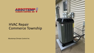 HVAC Repair Commerce Township