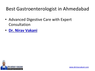 gastro doctor ahmedabad - nirav vakani