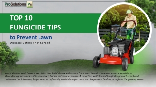 10 Essential Fungicide Tips to Protect Your Lawn from Disease