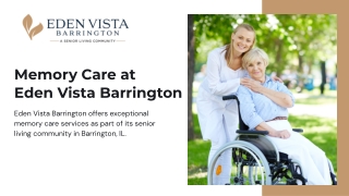 Memory Care at  Eden Vista Barrington