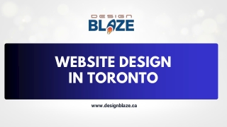 Website Design in Toronto - www.designblaze.ca