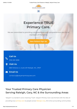 primary care doctors in raleigh