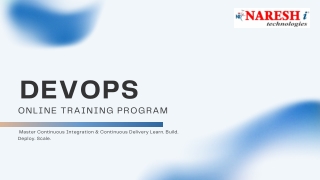 DevOps Online Training In NareshIT
