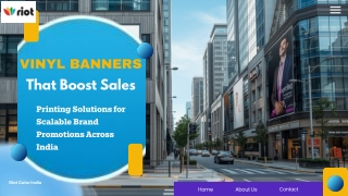 Vinyl Banner Printing Services for Powerful Brand Promotion – Riot Color India