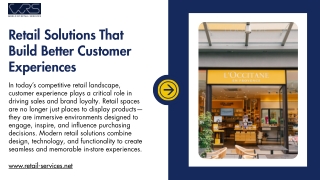 Retail Solutions That Build Better Customer Experiences