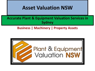 Asset Valuation NSW - Plant & Equipment Valuers Sydney
