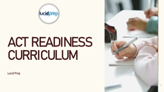 ACT Readiness Curriculum