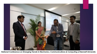 National Conference on Emerging Trends in Electronics, Communications & Computing bennett.edu.in