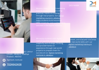 Practical Digital Marketing Training for Real-World Success