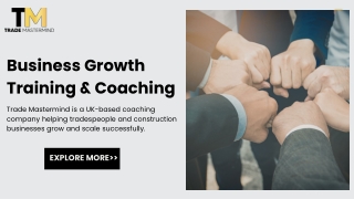 Business Growth Training & Coaching for Trades Businesses